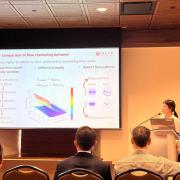 博士生刘玉杰在59th U.S. ROCK MECHANICS / GEOMECHANICS SYMPOSIUM作《Flow Channeling and Heat Extraction Performance of Water and ScCO2 in a Fracture with Aperture Heterogeneity》报告